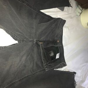 High Waisted distressed skinny jeans